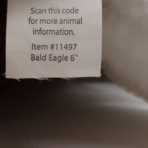 Wild Republic Bald Eagle Plush 8 inch Bird Watching Wildlife Stuffed Animal Toy - Picture 7 of 11